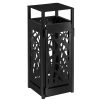 corbeille 110l anti nuisible sans cendrier anthracite cybel