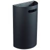corbeille decrochable murale 40l gris anthracite arkea