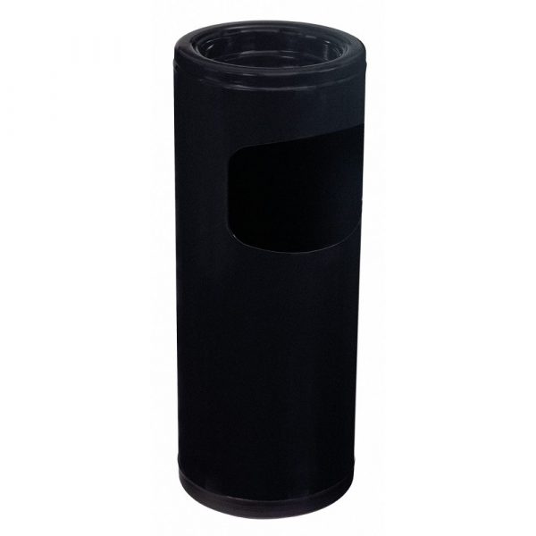 cendrier 0.15l corbeille 12.5l a poser gris manganese cendeo