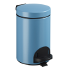 poubelle a pedale 3l bleu pastel sanelia