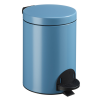 poubelle a pedale 5l bleu pastel sanelia