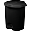 poubelle à pédale 5l noir prima green